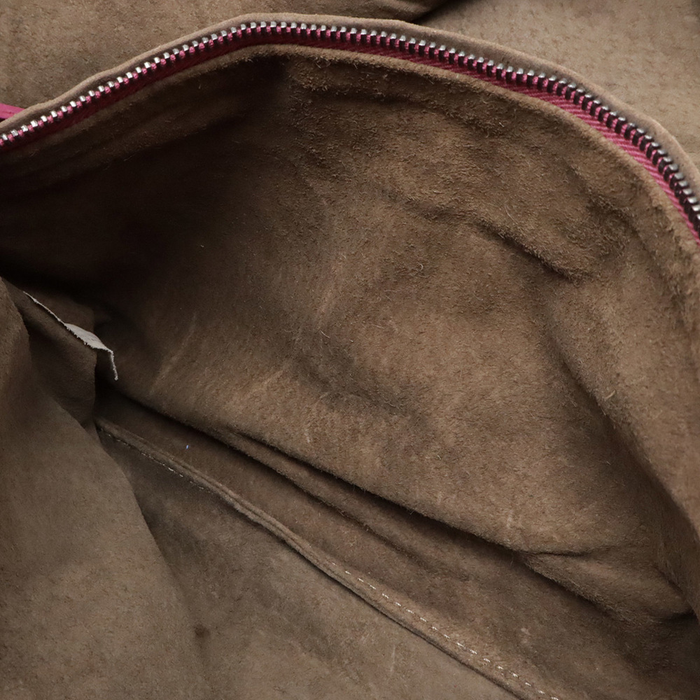 BOTTEGA VENETA Pink Leather Intrecciato Shoulder Bag - Picture 9 of 9